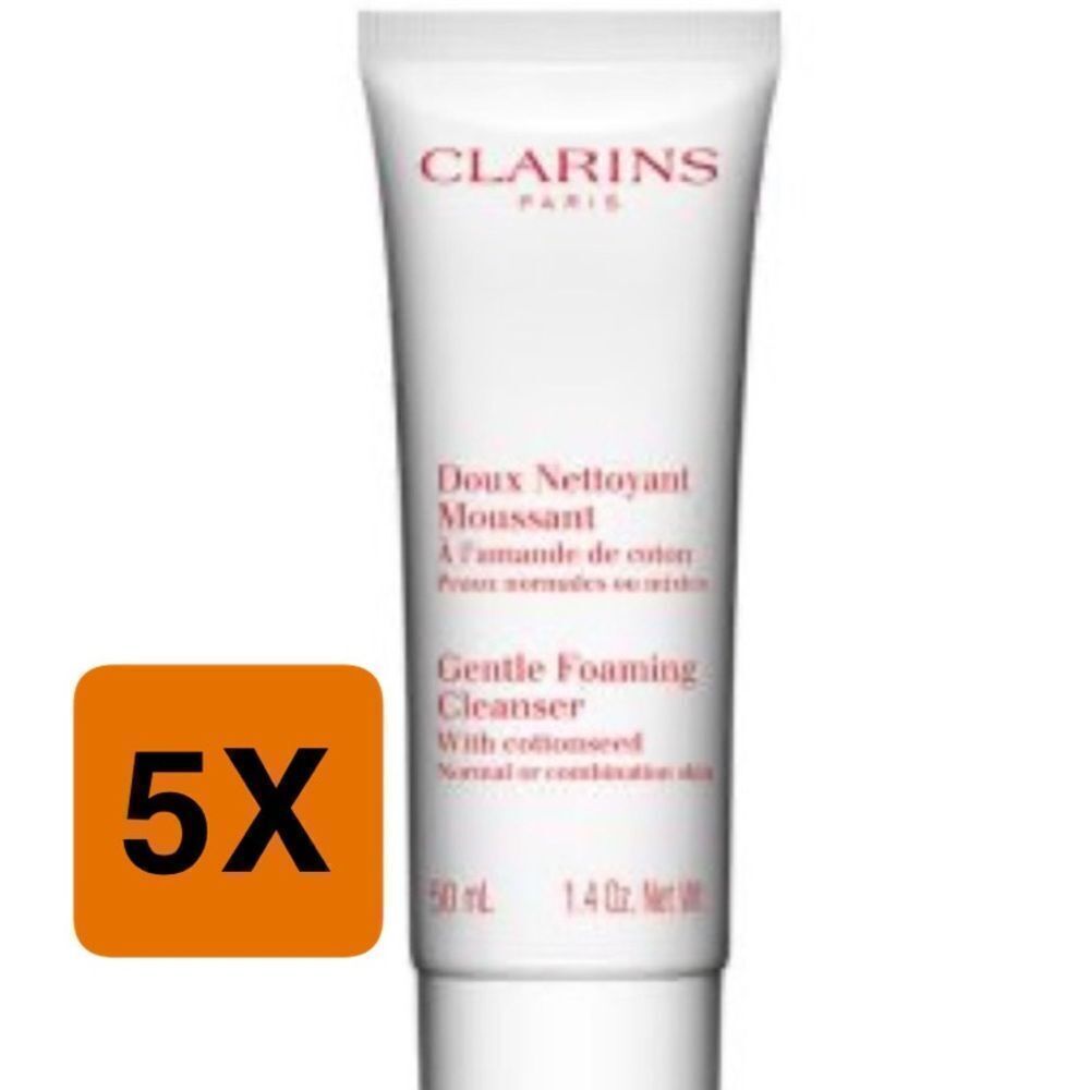 5PK Clarins Gentle Foaming Cleanser